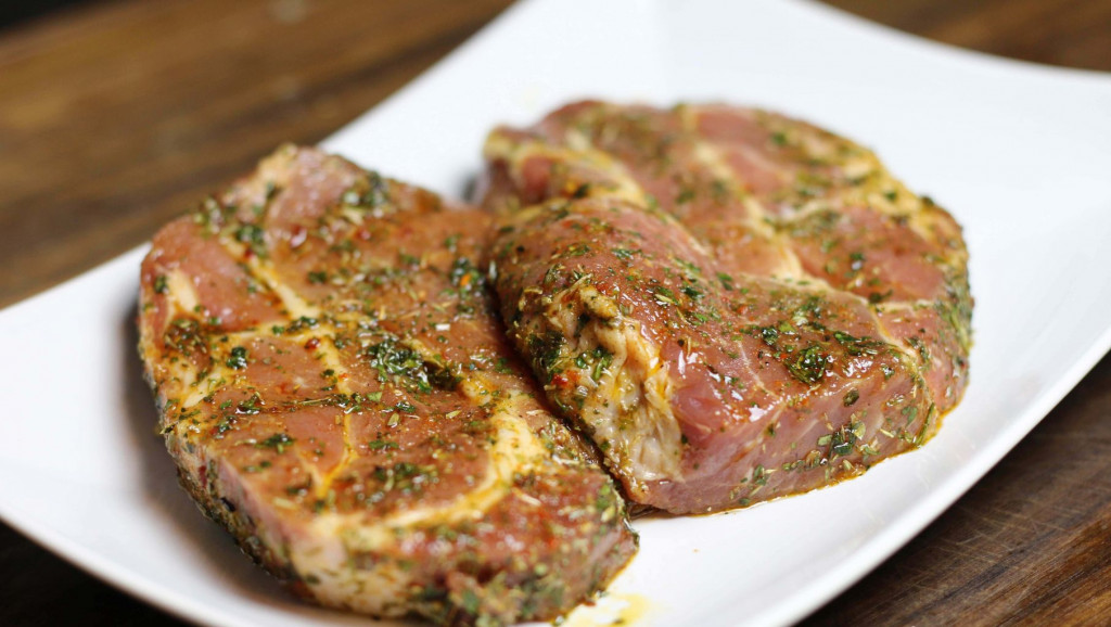 Halsgratsteaks Kräuter