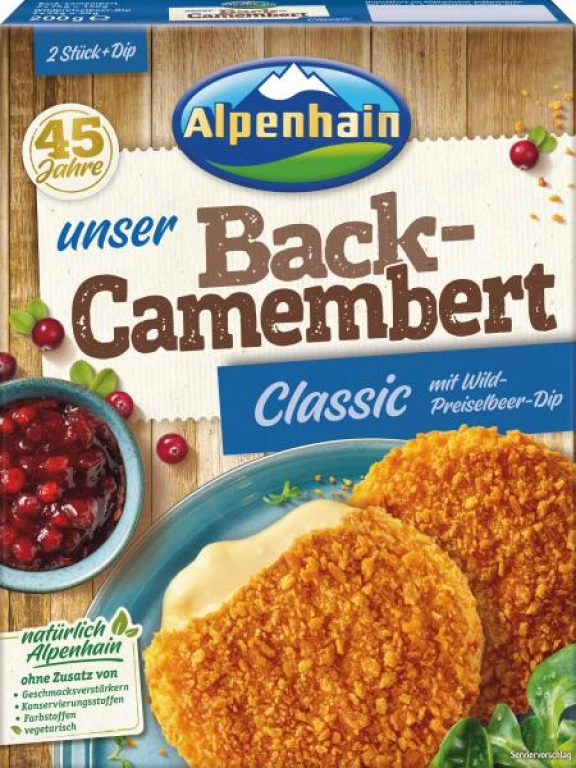 Back-Camembert mit Preiselbeeren