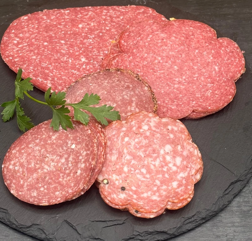 Salami-Aufschnitt